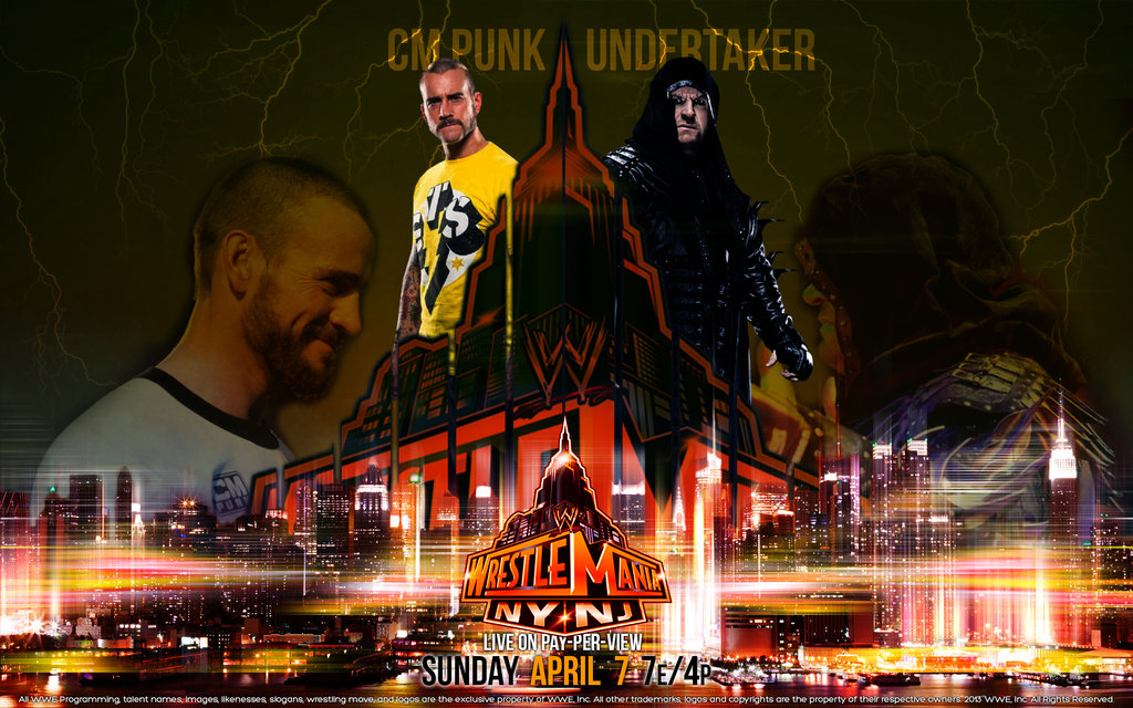 Wrestlemania Cm Punk Vs Undertaker By 2ndrules On