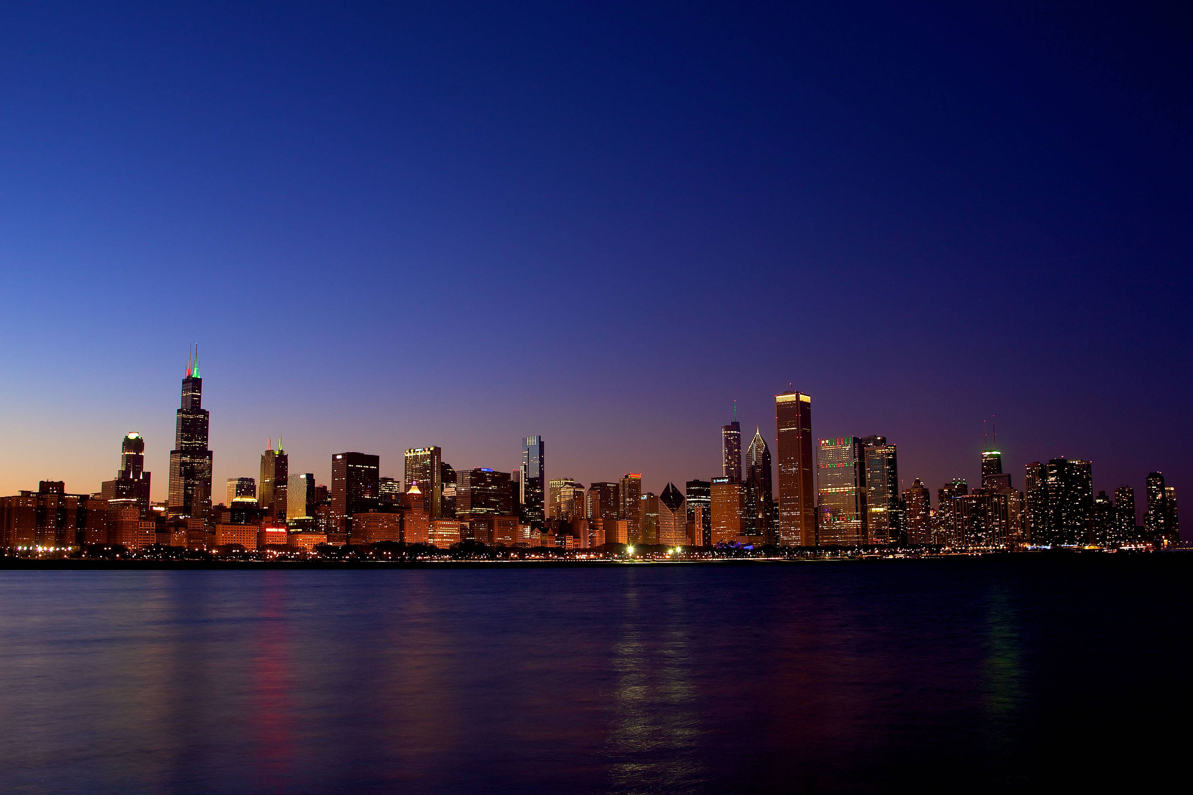 Chicago Skyline Background