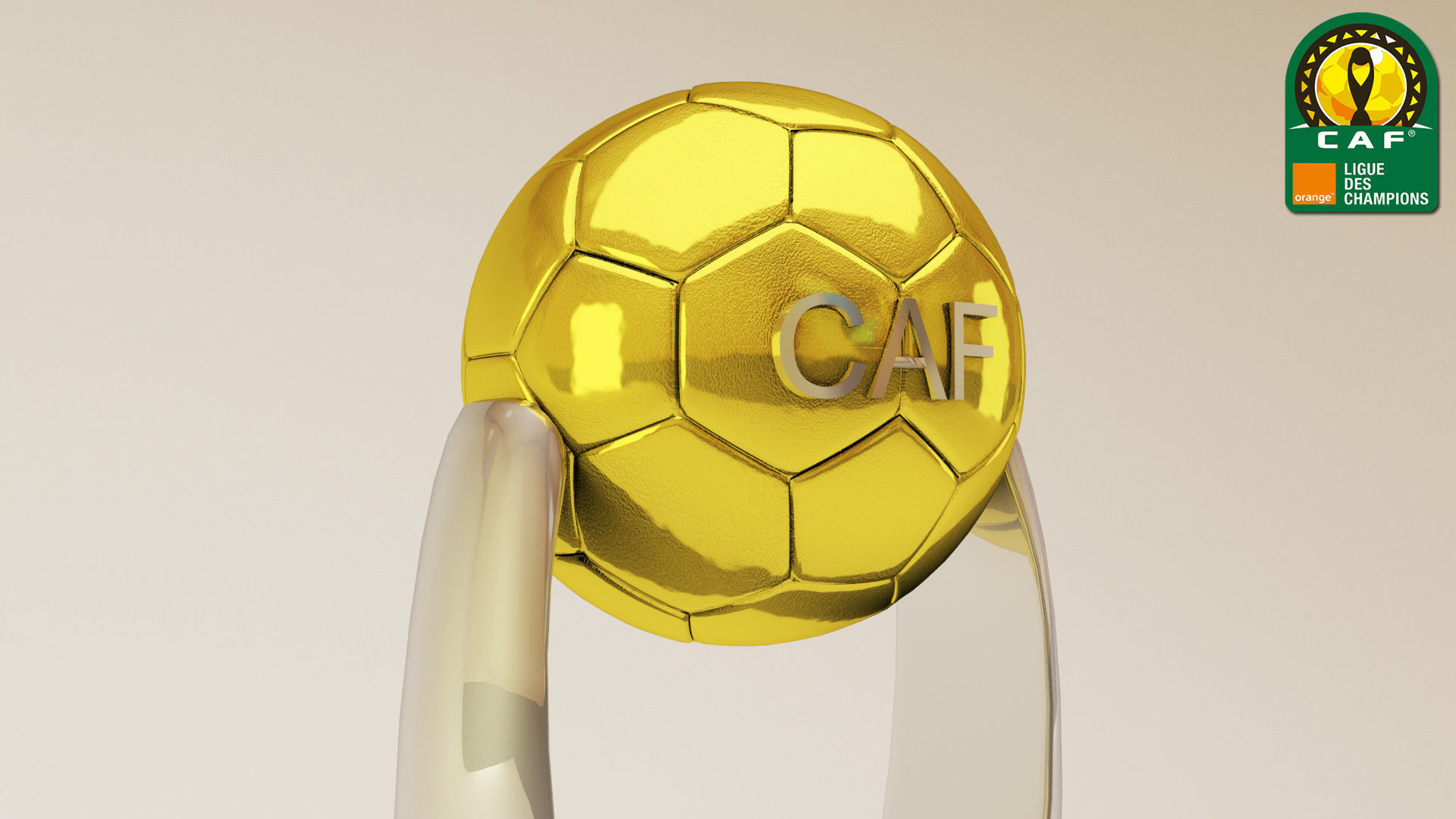 3D model CAF Champions League trophe CGTrader