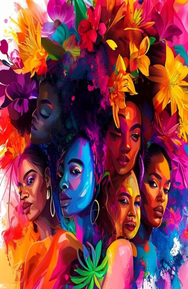 Beautiful Black Women Wallpaper
