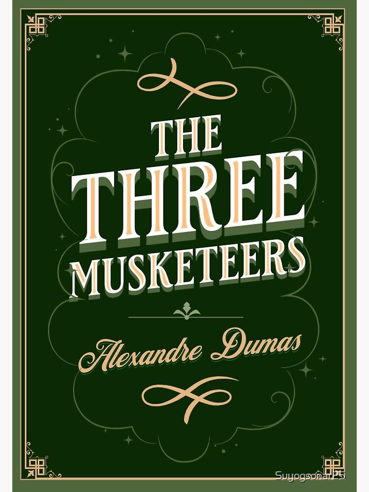 The Three Musketeers Alexandre Dumas Book Cover Art