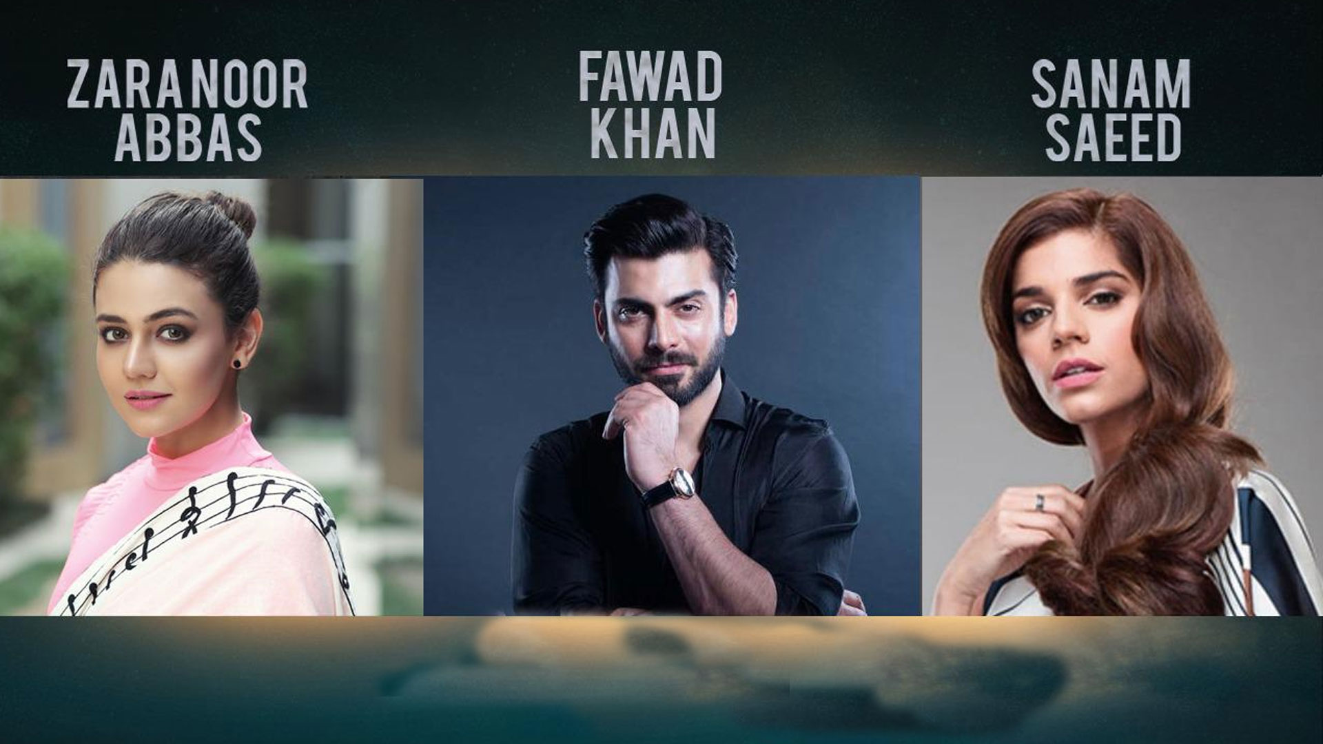 Fawad Khan Sanam Saeed And Zara Noor Abbas To Share Screen In