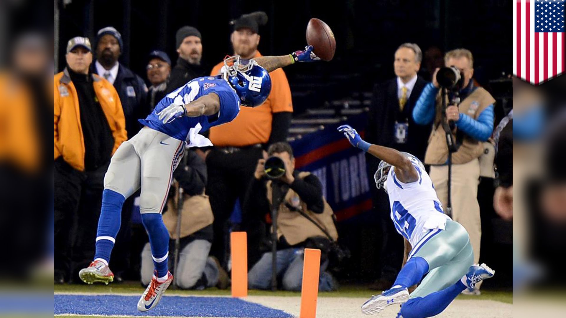 Odell Beckham Jr Catch S Sick One Handed Grab Bees
