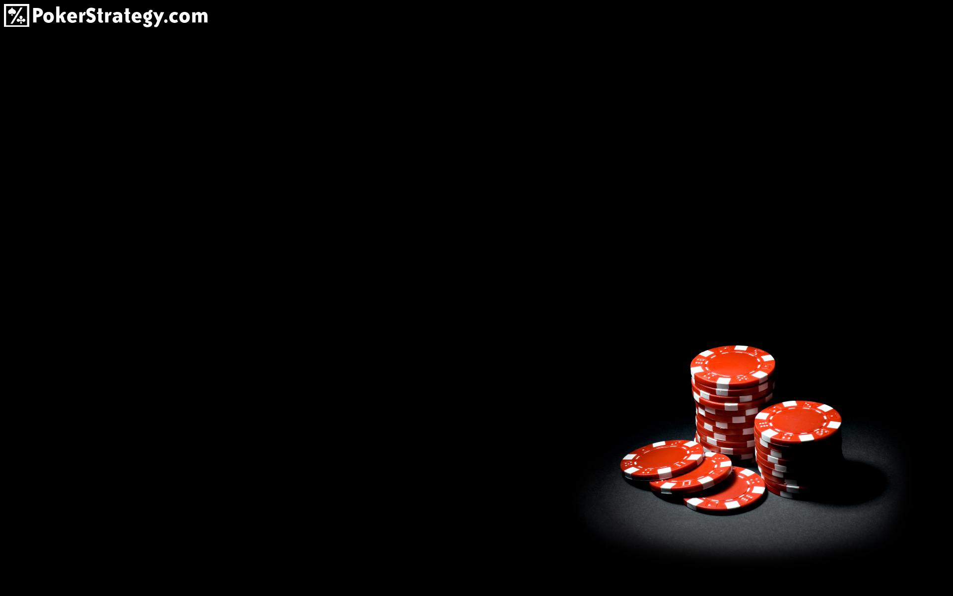 Red Poker Chips Wallpaper HD