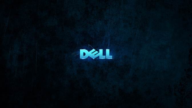 Blue Dell Logo HD Wallpaper Round Background