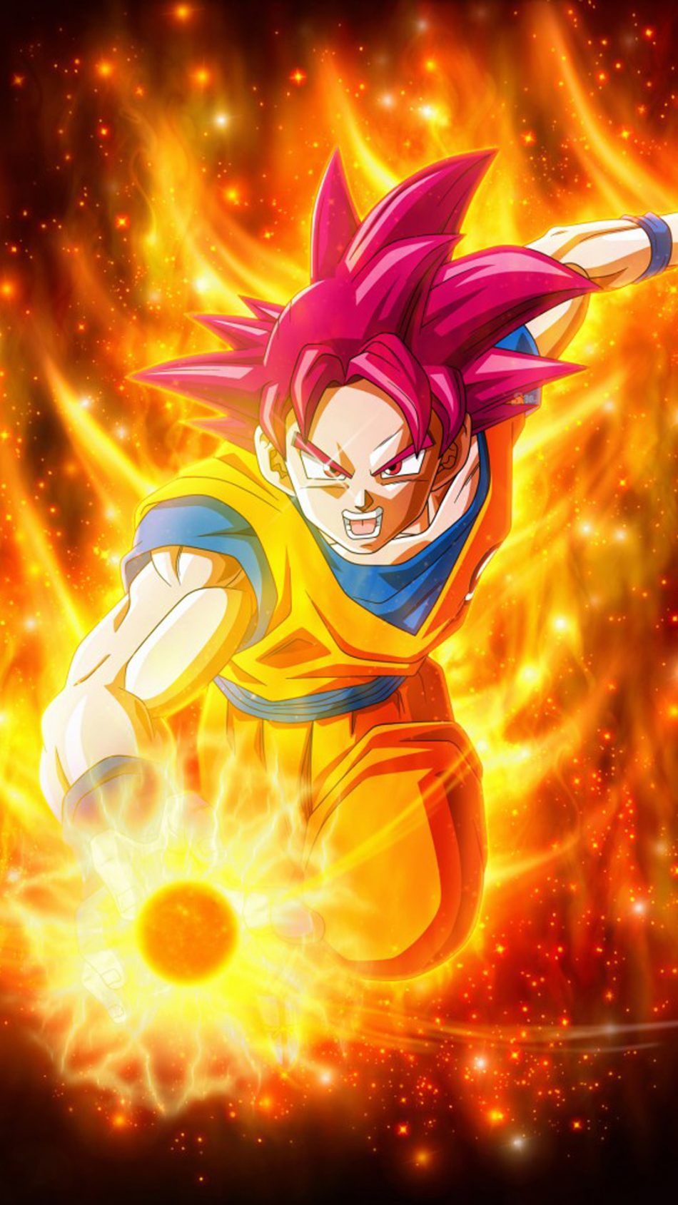 Super Saiyan God In Dragon Ball Goku