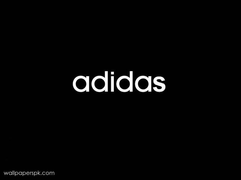 Wallpaper Logo Black Adidas
