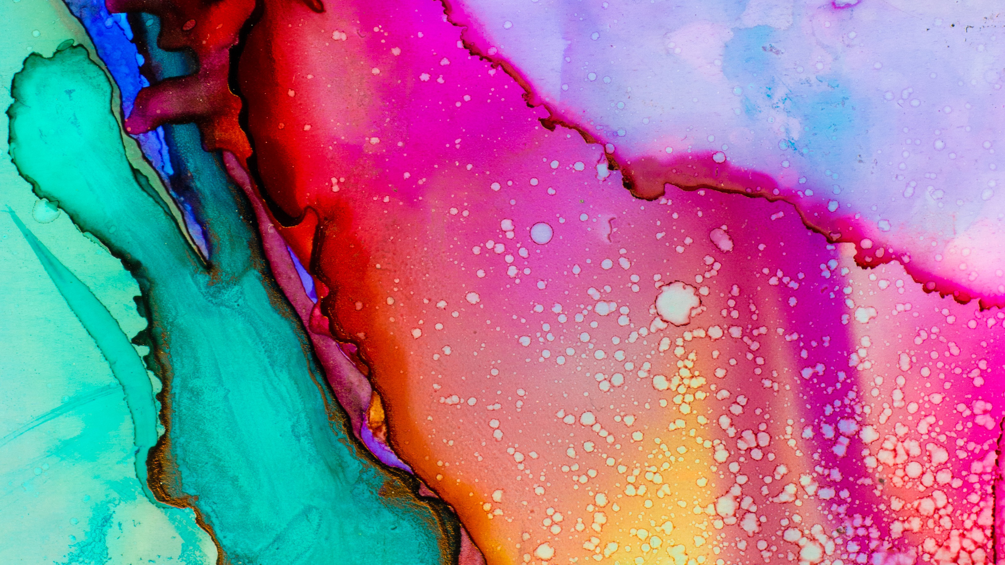 Vivid Colors Abstract Art Wallpaper