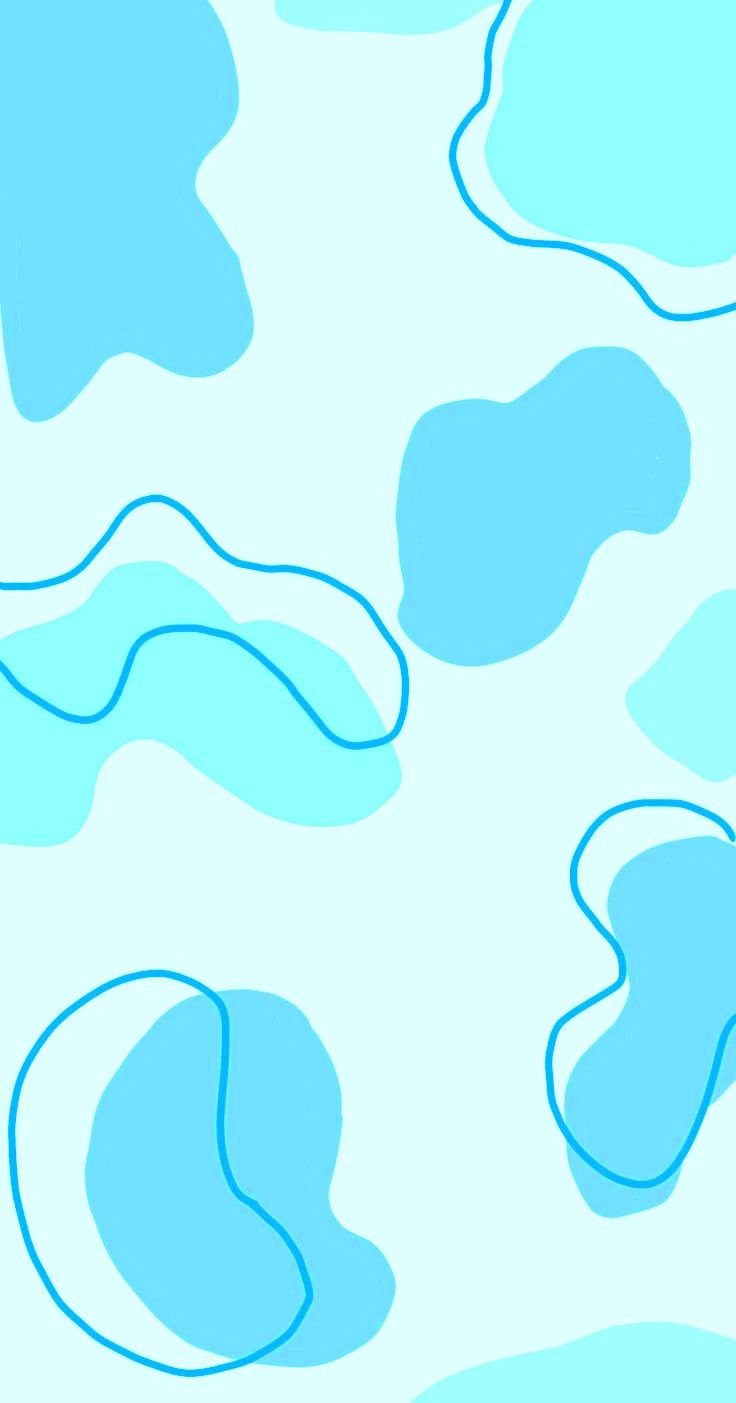 Blue Simple Aesthetic Wallpaper