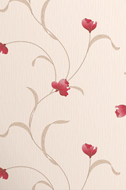 Faith Red Cream Wallpaper Harry Corry Limited