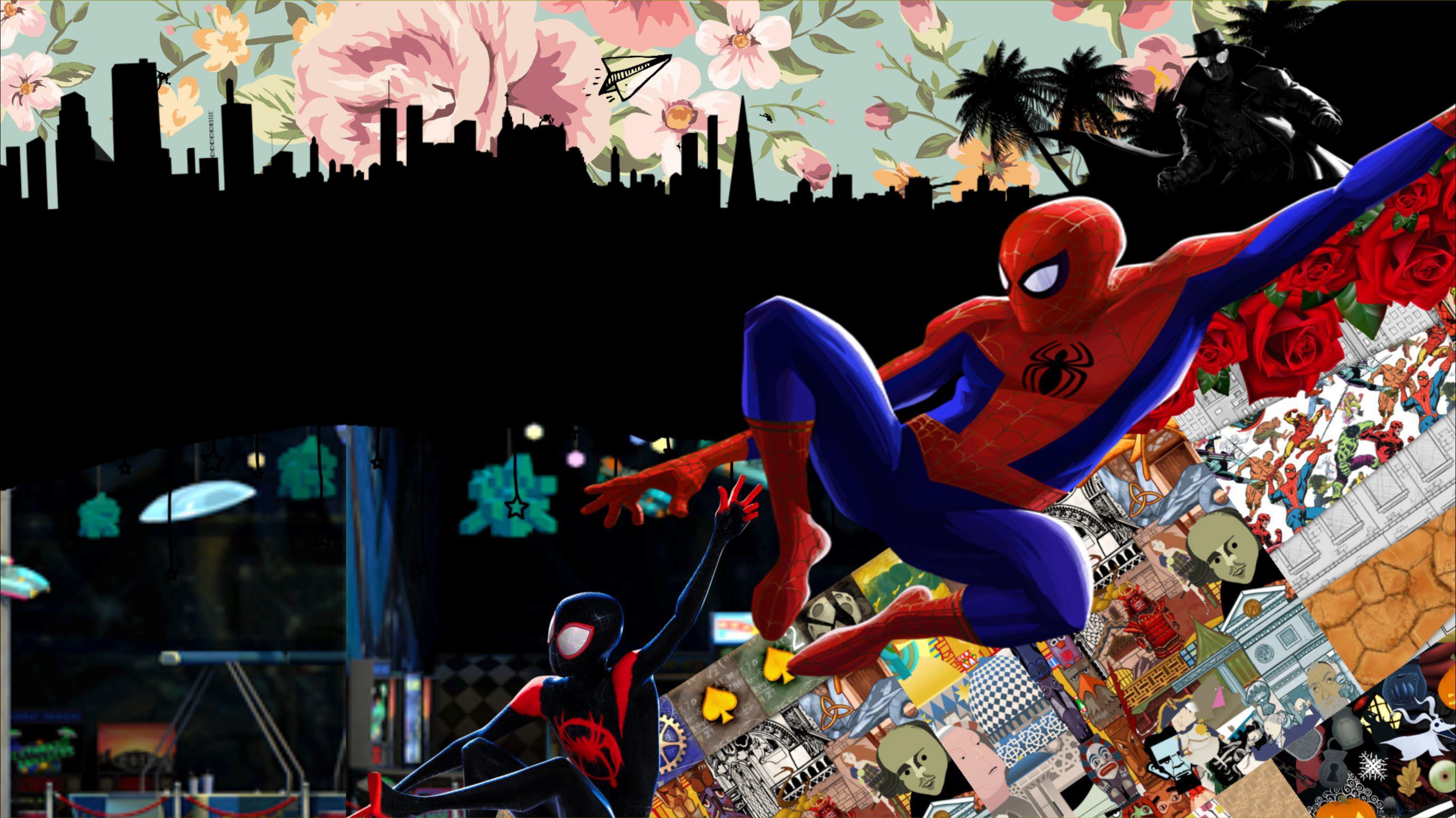 Here S A Into The Spider Verse Wallpaper I Made It Looks Way