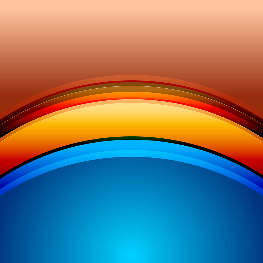iPad Wallpaper Rainbow Abstract Mini