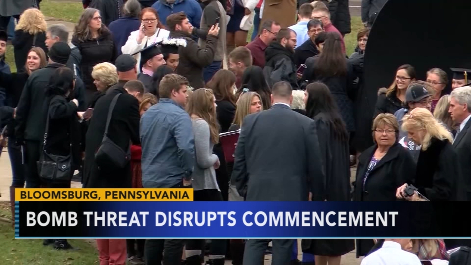 Bomb Threat Disrupts Graduation Ceremonies At Bloomsburg