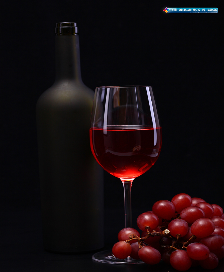 Wine And Grapes HD Wallpaper