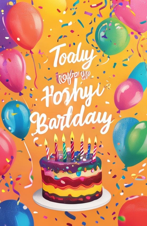 Today Is My BirtHDay Wallpaper