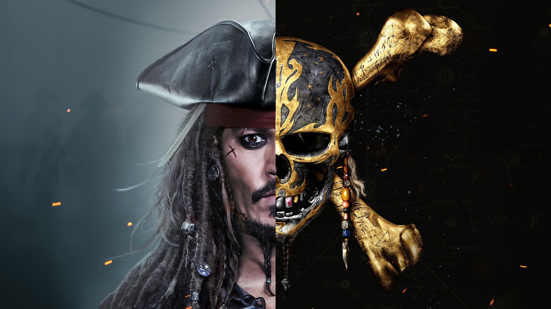 Captain Jack Sparrow Skull Pirates O Wallpaper