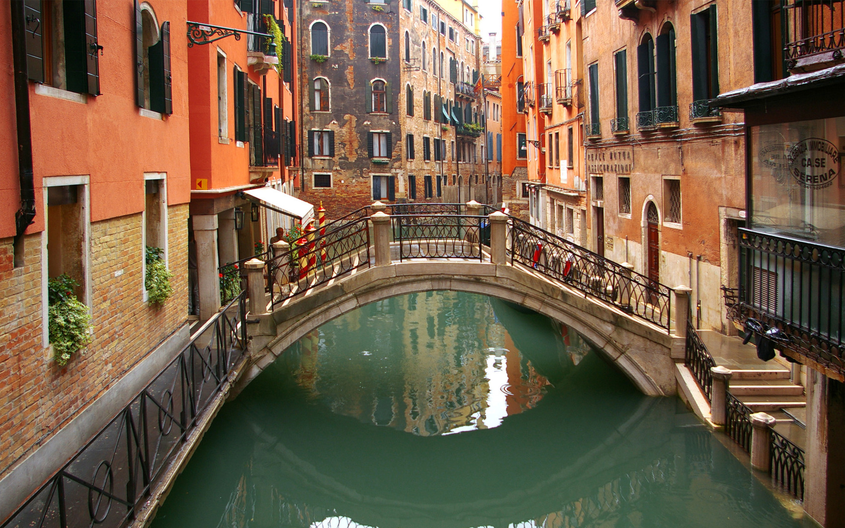 Water Street In Venice Italy Widescreen Wallpaper Wide