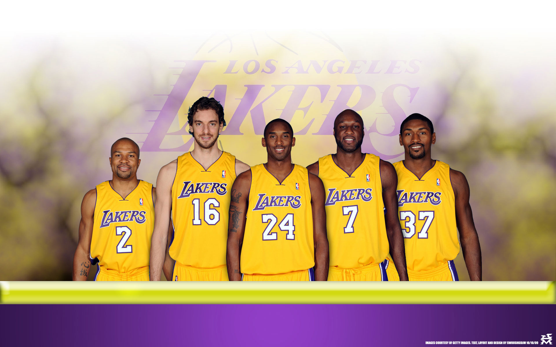 La Lakers Wallpaper Starting Five Have Got The Championship Title
