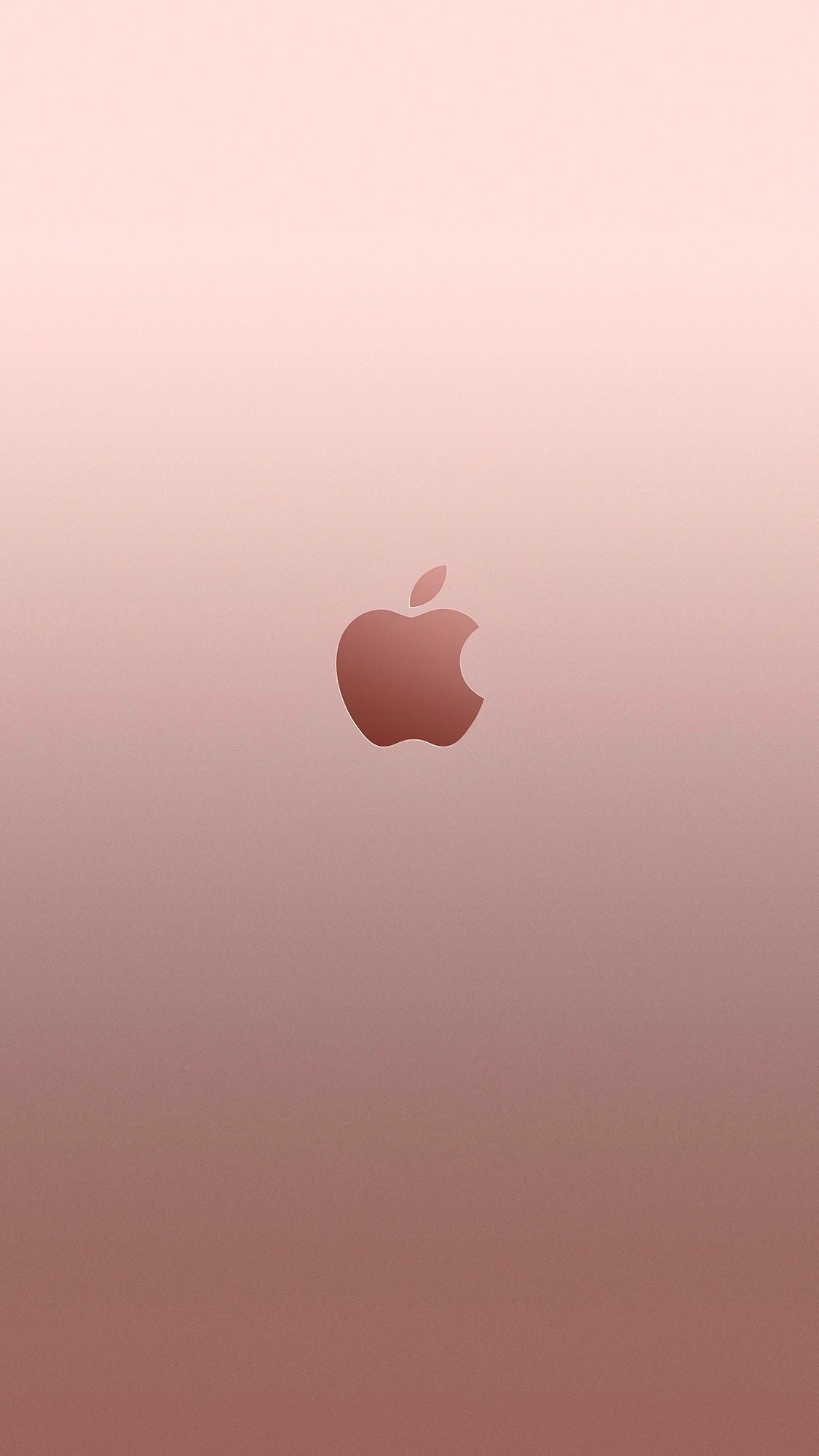 Apple Rose Gold iPhone Wallpaper In
