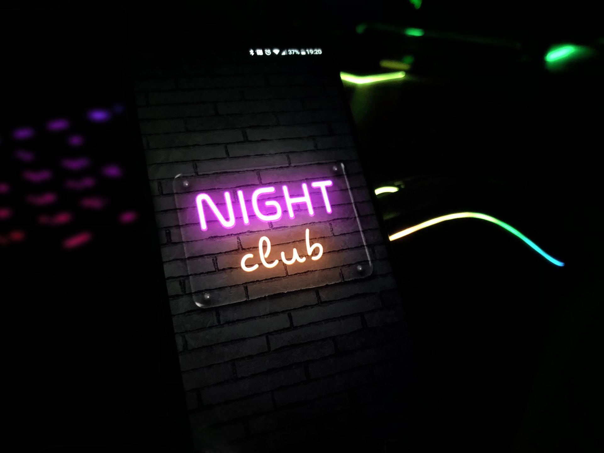 Glow Neon Live Wallpaper Night Club For Android Apk
