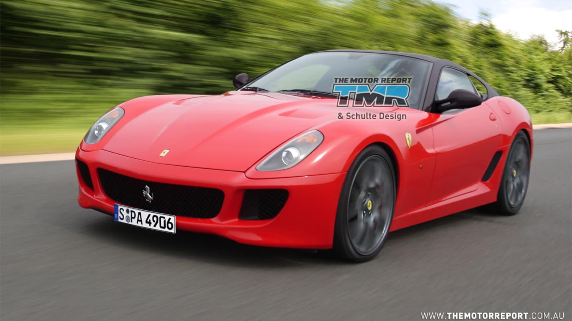 Ferrari Developing Gto Rendering Spy Photos Shots