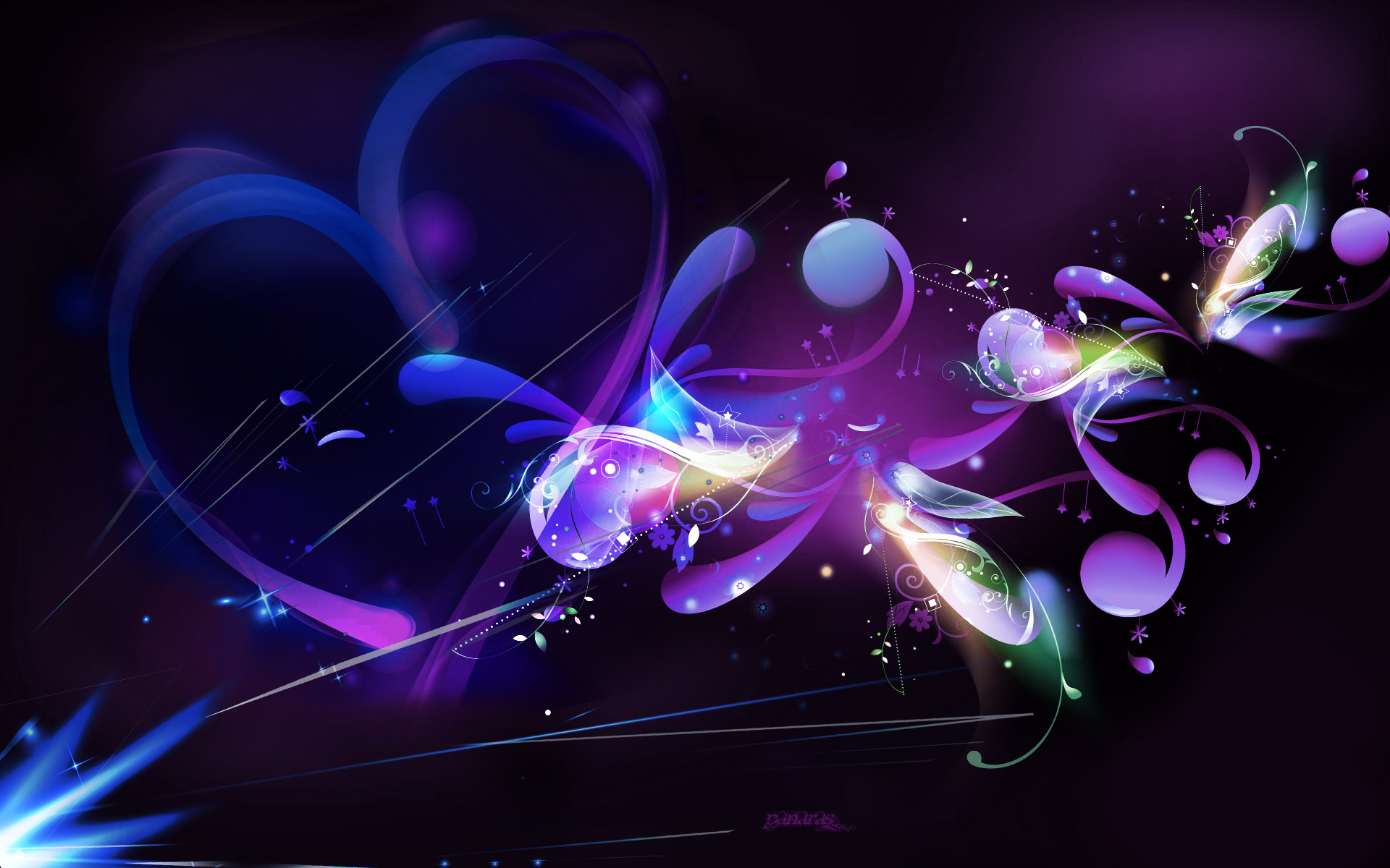 Beautiful And Cool Abstract Purple C4d Wallpaper For Your Desktop