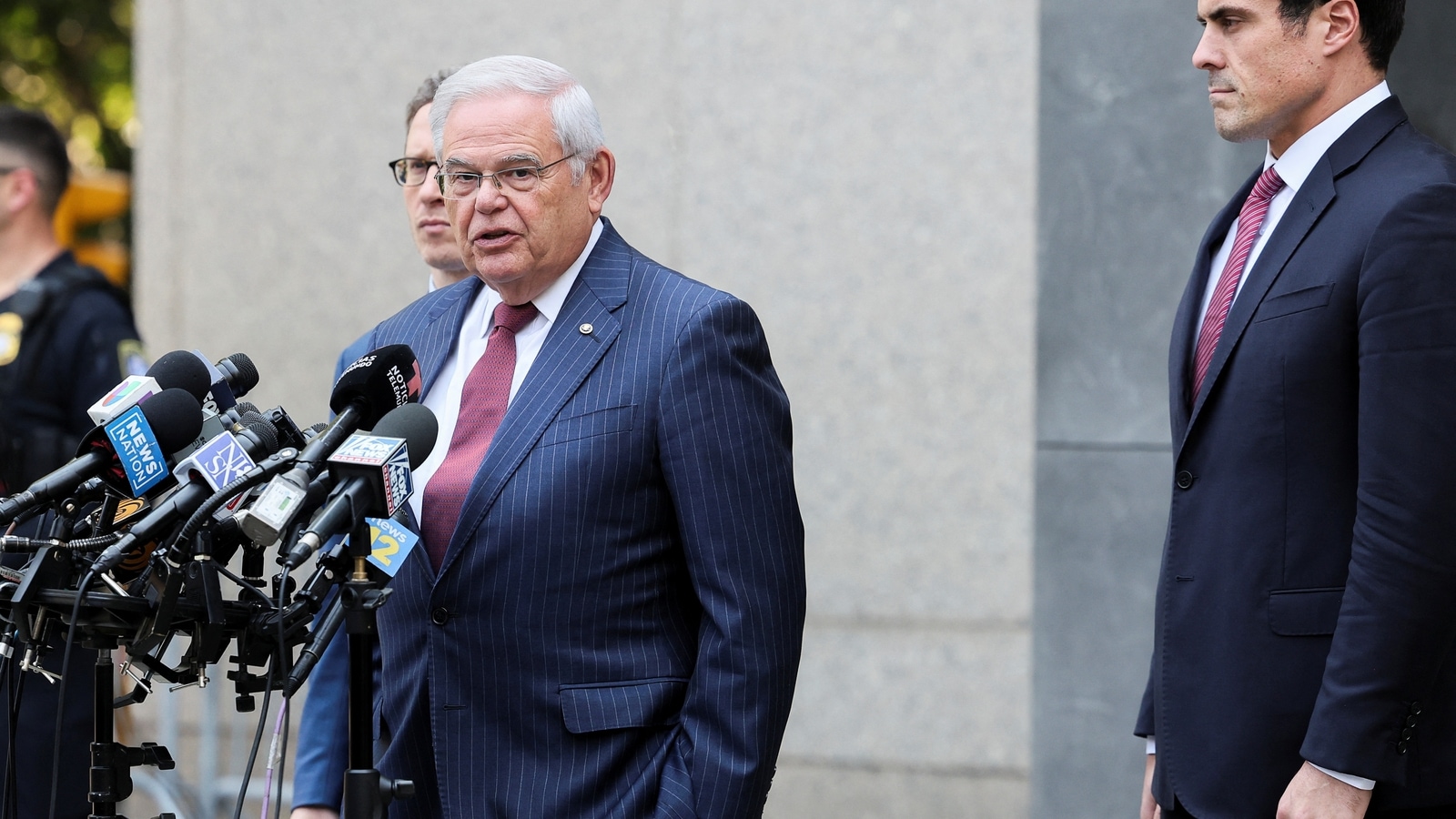 Top Us Senator Robert Menendez Found Guilty Of Corruption Faces Wallpaper
