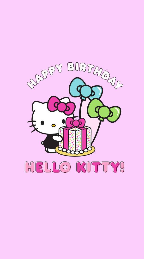 Happy BirtHDay Hello Kitty Wallpaper Idea iPhone