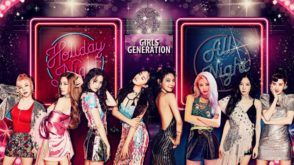 Holiday Night All Hintergrund Girls Generation Snsd