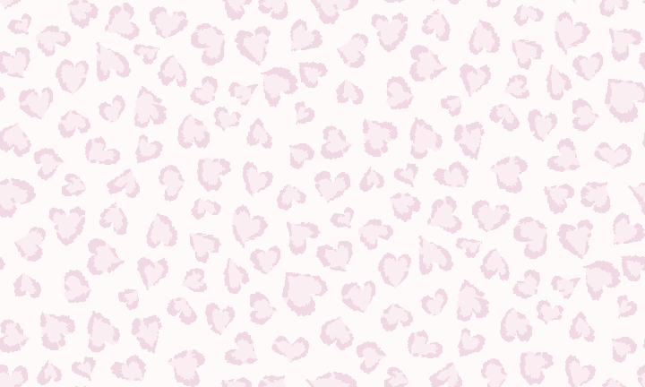 Animal Print Heart Shaped Leopard Background Wallpaper