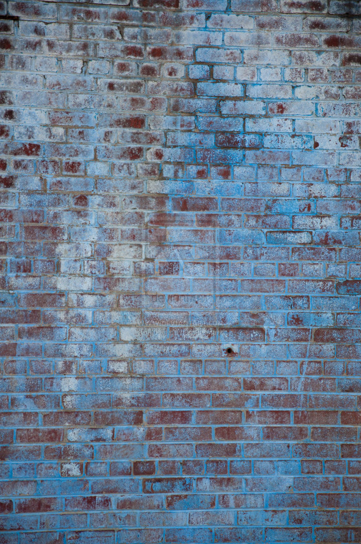 Blue Brick Wallpaper