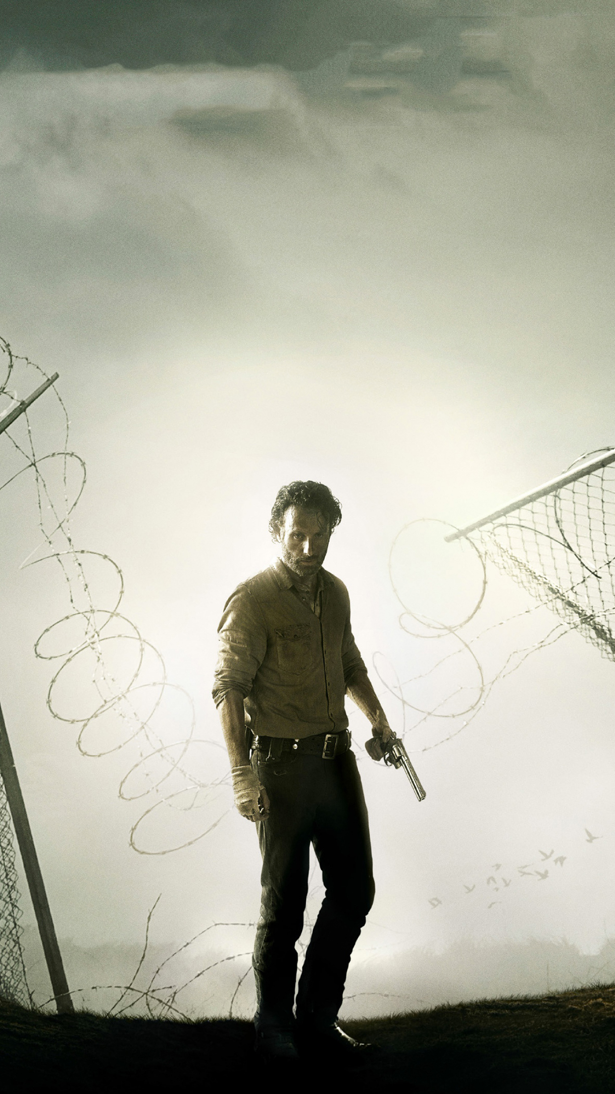 The walking dead rick iPhone 3Wallpapers Parallax Les 3 Wallpapers
