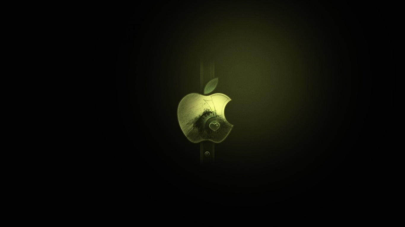 Heart Mac Apple Wallpaper