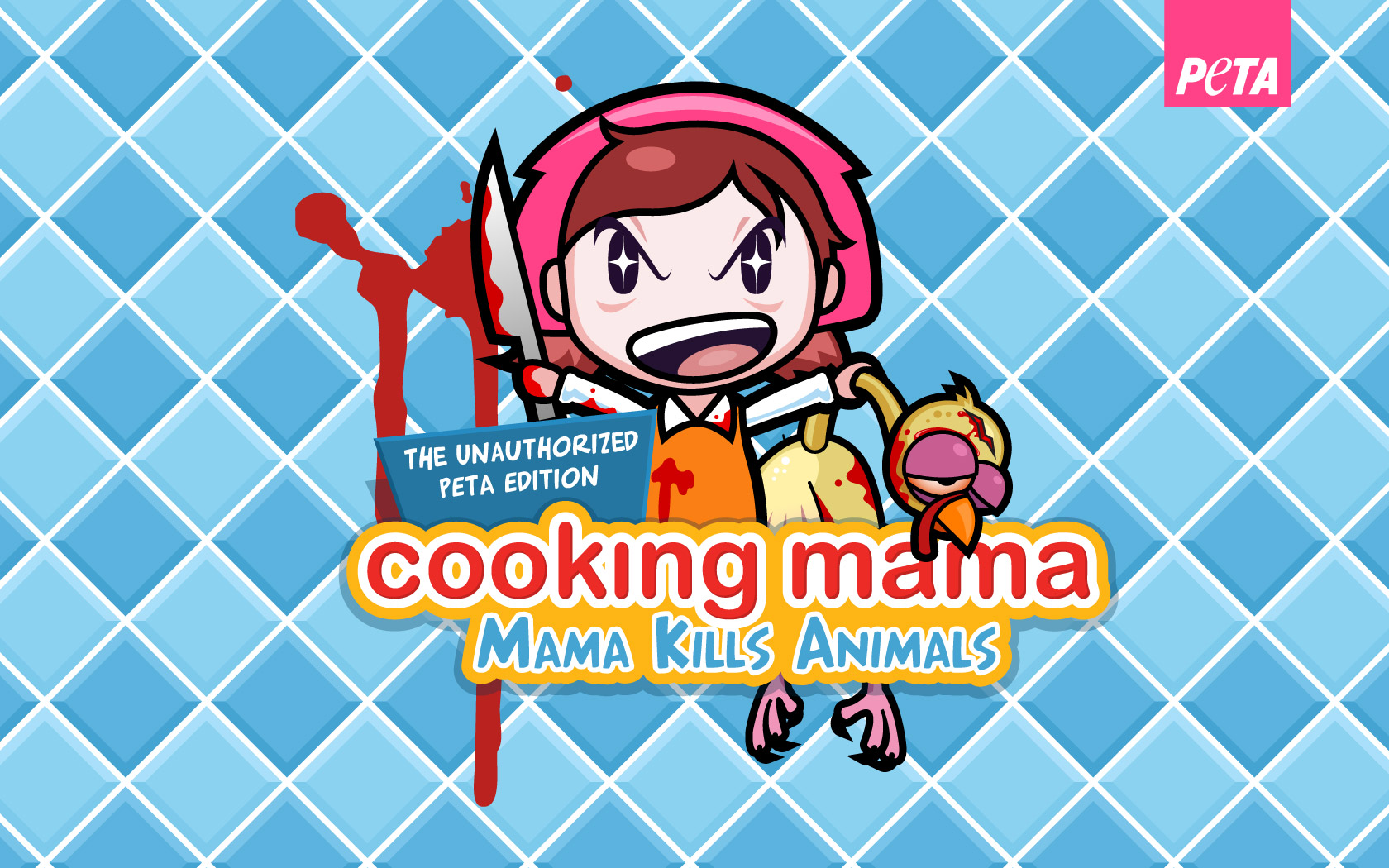 Cooking Mama The Unauthorized PETA Edition Mama Kills Animals 1680x1050
