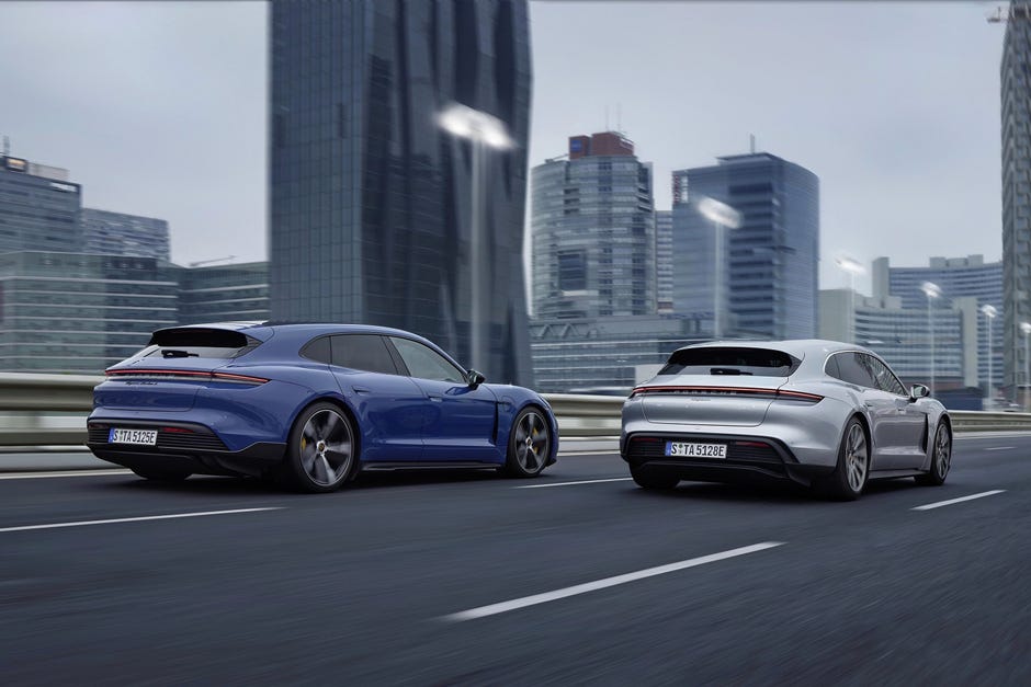 More Porsche Taycan Sport Turismo Wagon Models Unveiled For Europe