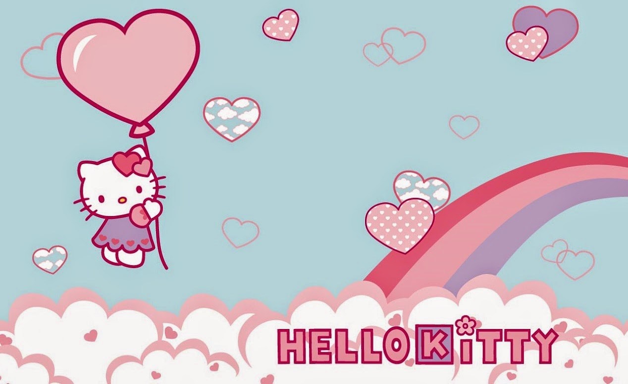 Wallpaper Hello Kitty Pink Bergerak