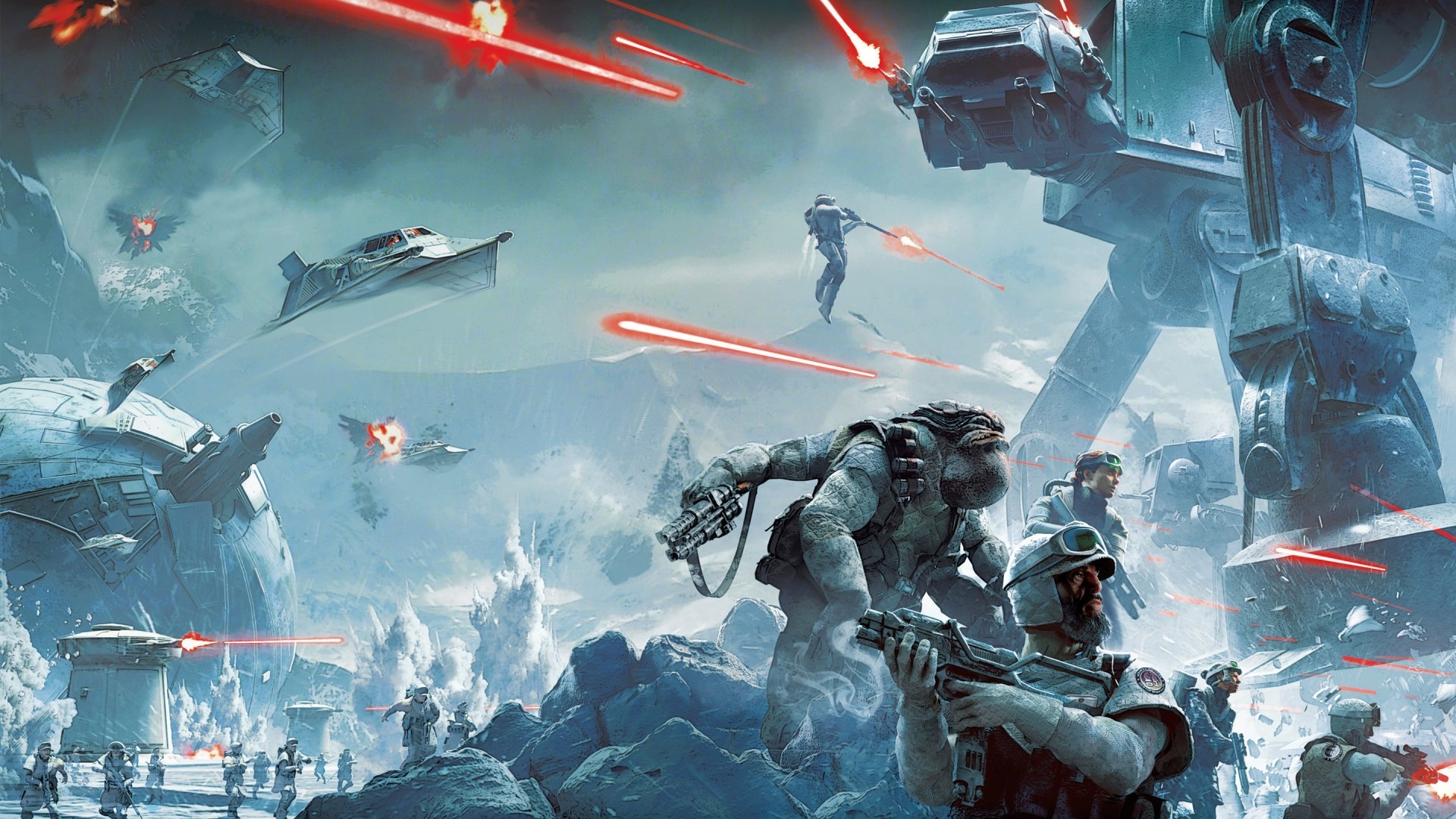 Dual Screen Wallpaper Star Wars