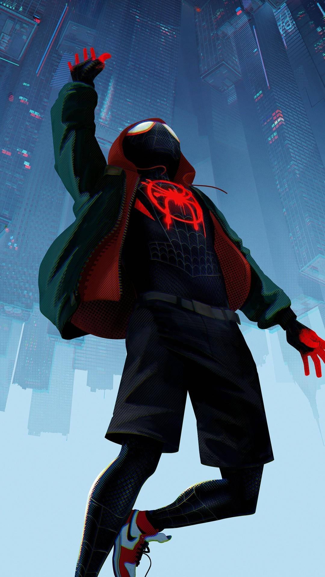 Miles Morales SpiderMan Across the SpiderVerse 4K Wallpaper iPhone HD  Phone 8900h