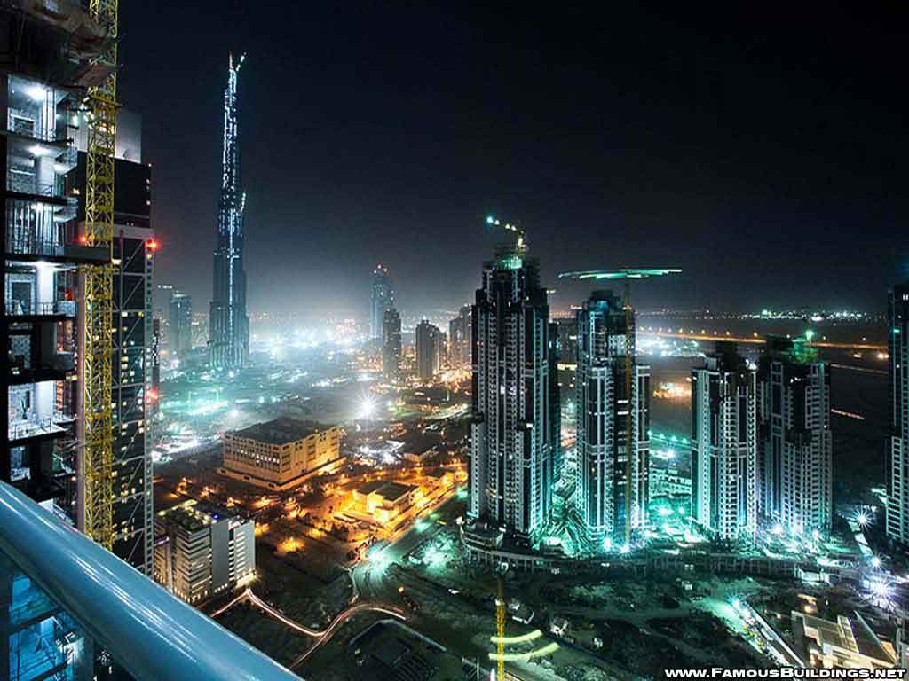 dubai night wallpaper 550x412 Dubai