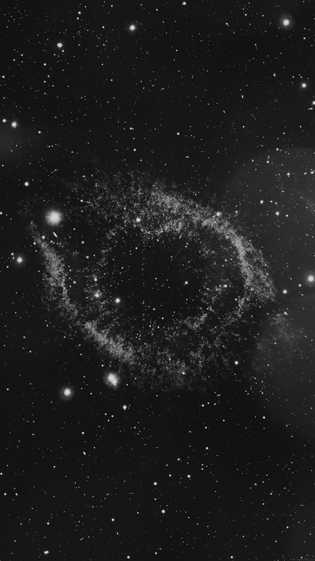 Eye Of Space Star Galaxy Dark Flare iPhone Wallpaper