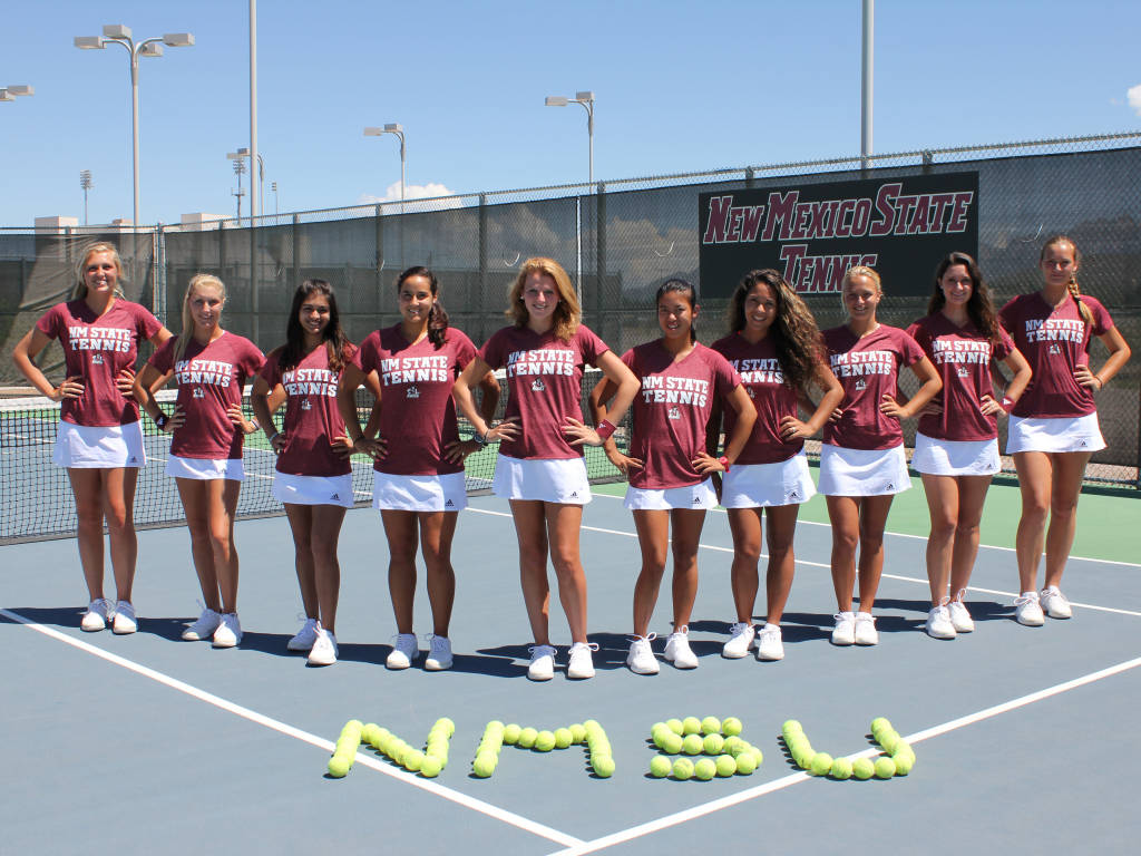 New Mexico State Athletics Women S Tennis Opens Fall Tournament