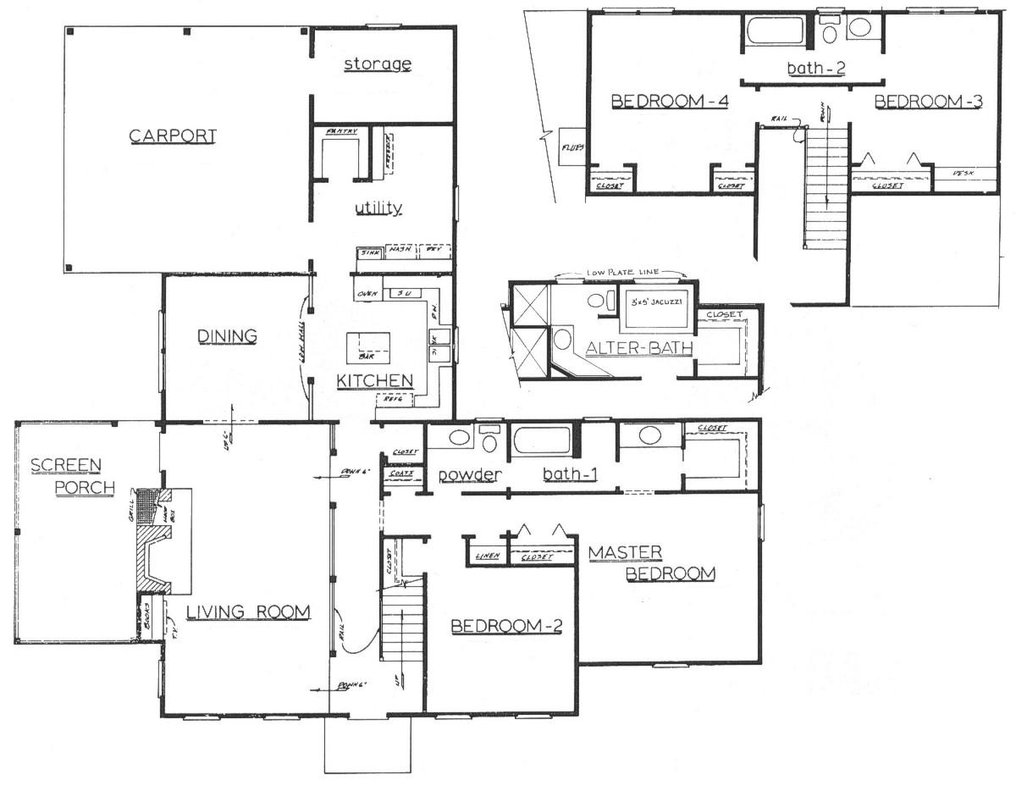 Architectural Floor Plan by sneaky chileno 1016x786