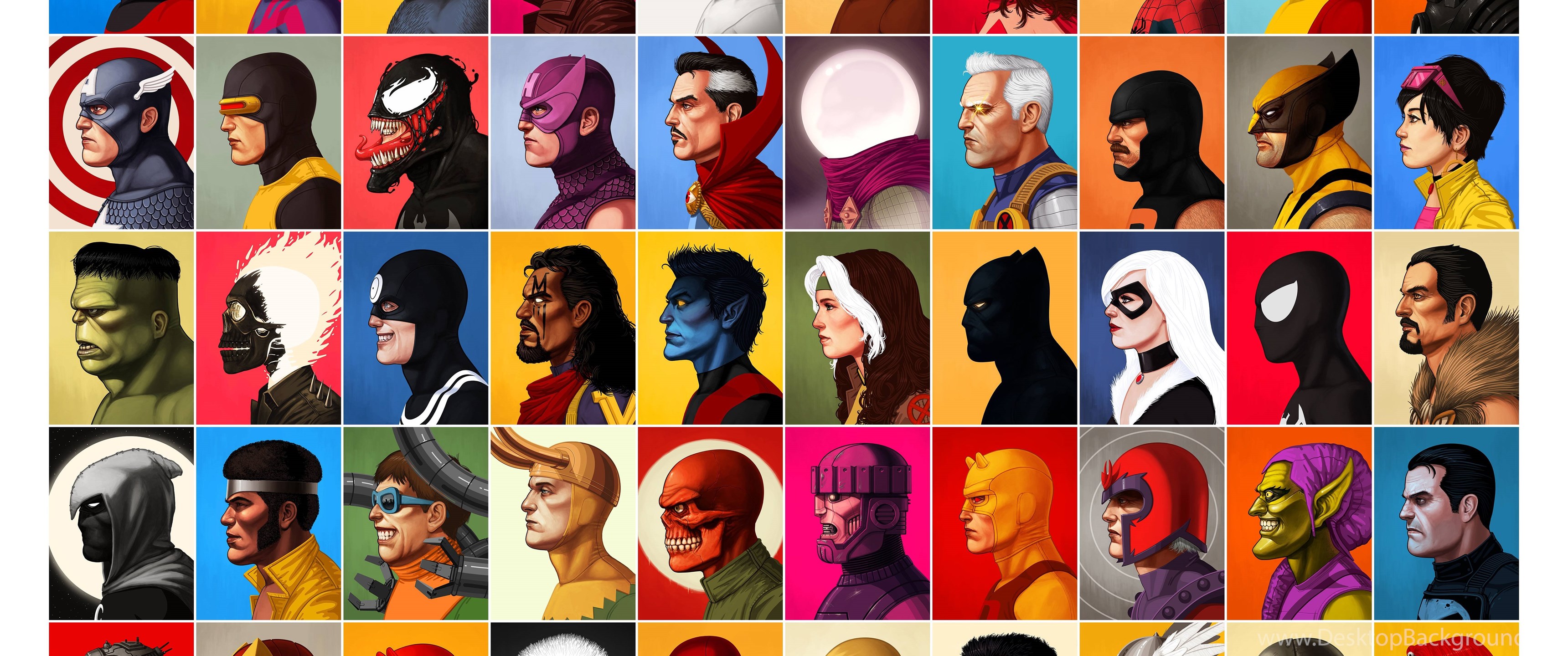 Marvel Superhero Wallpaper Bma Wallx Desktop Background
