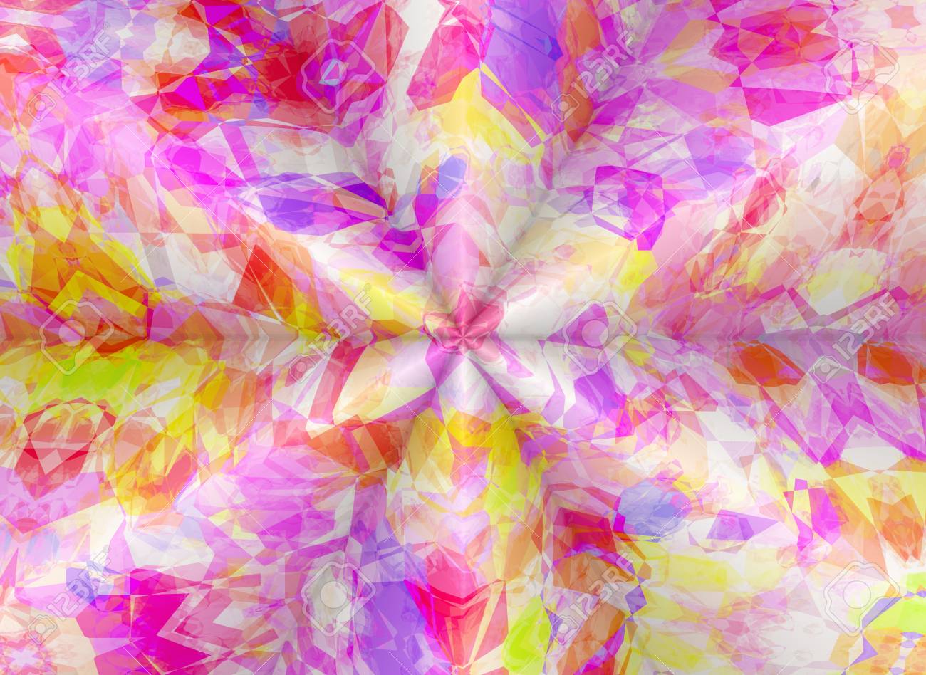 Abstract Kaleidoscope Background Stock Photo Picture And Royalty