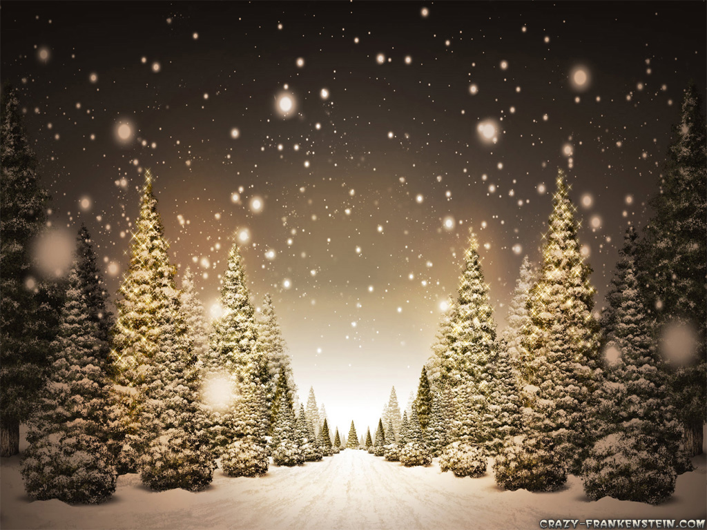 Snowy Christmas Wallpaper Background