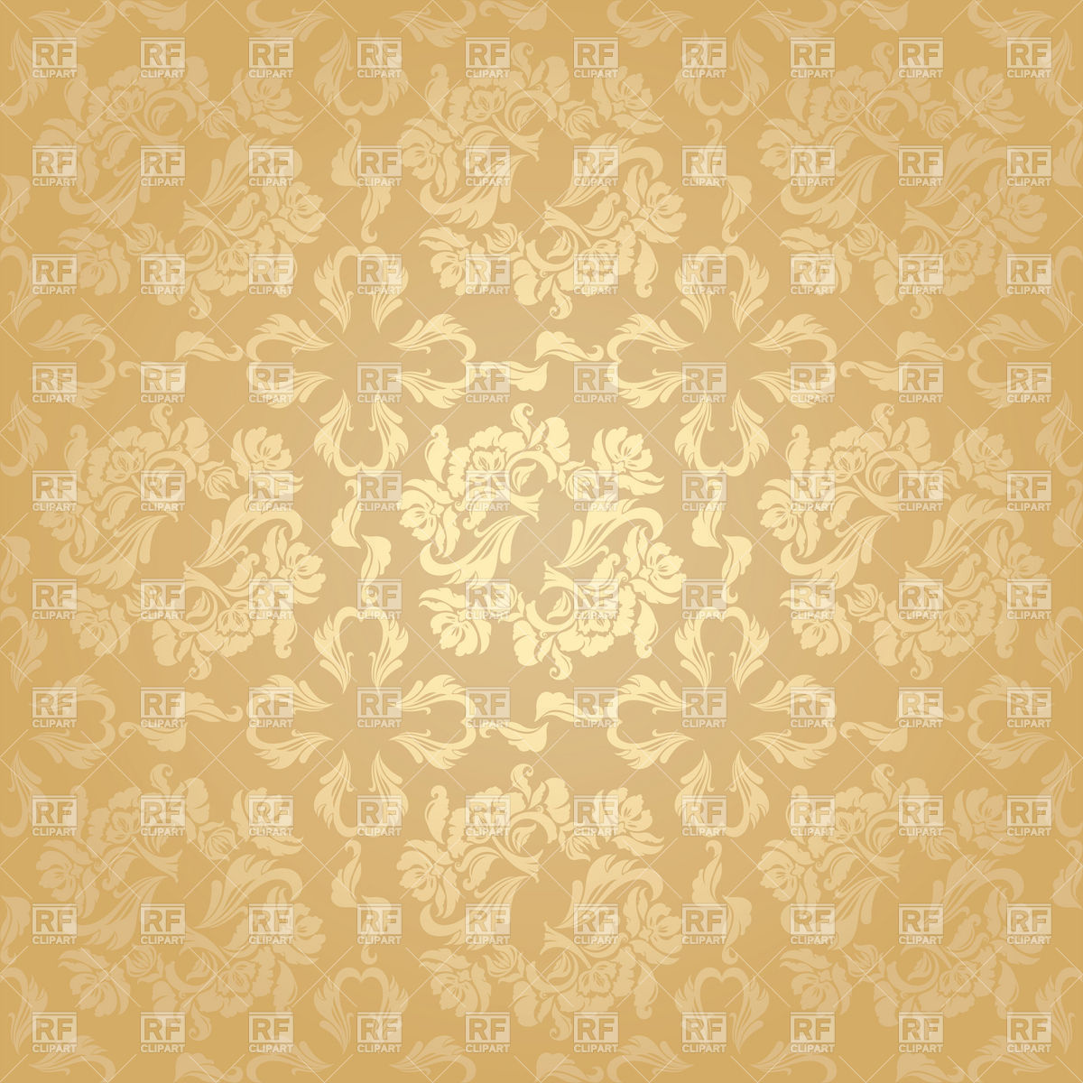 Related Pictures Seamless Wallpaper Background Floral Vintage Gold