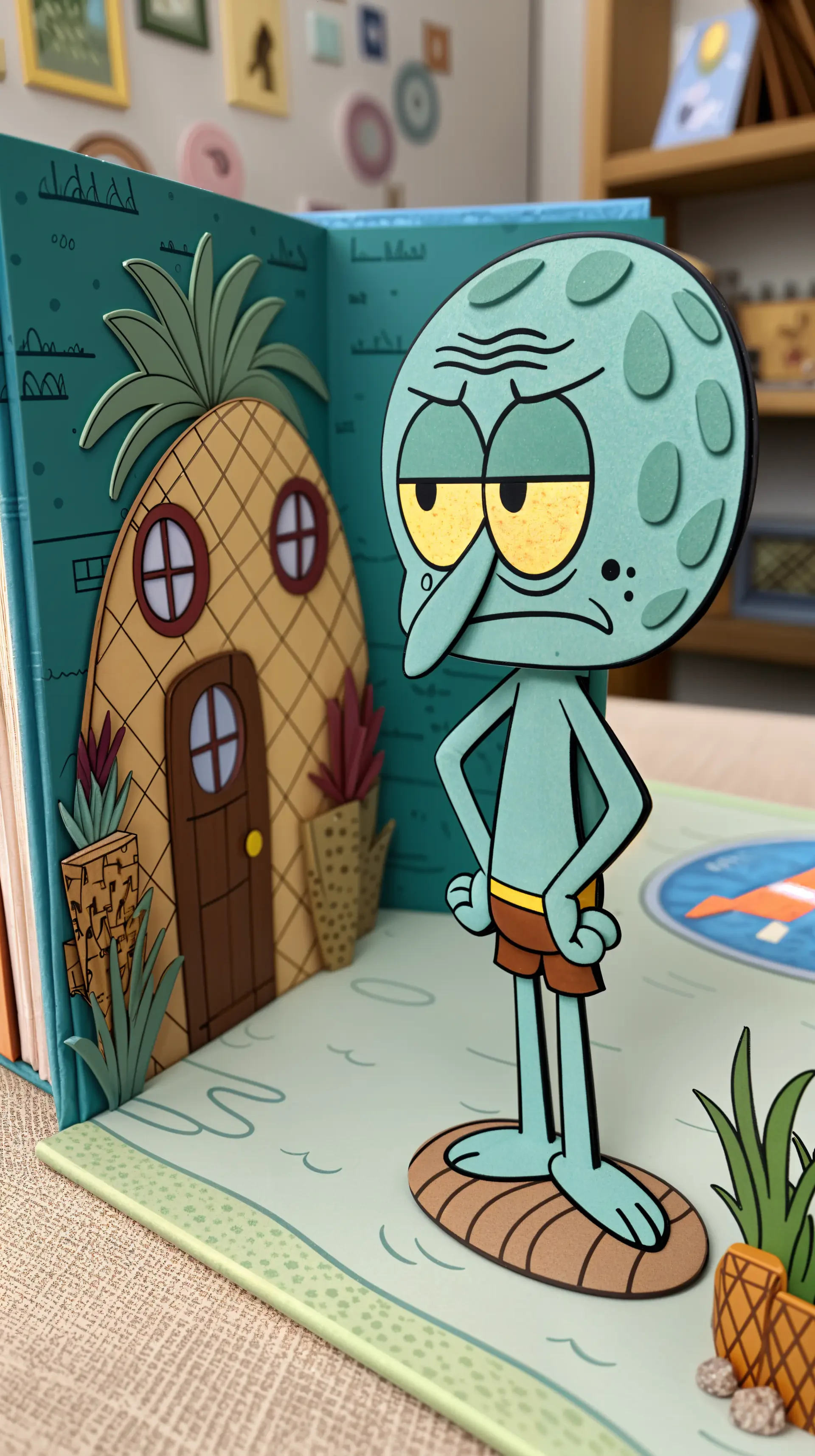 Squidward Tentacles Phone Wallpaper