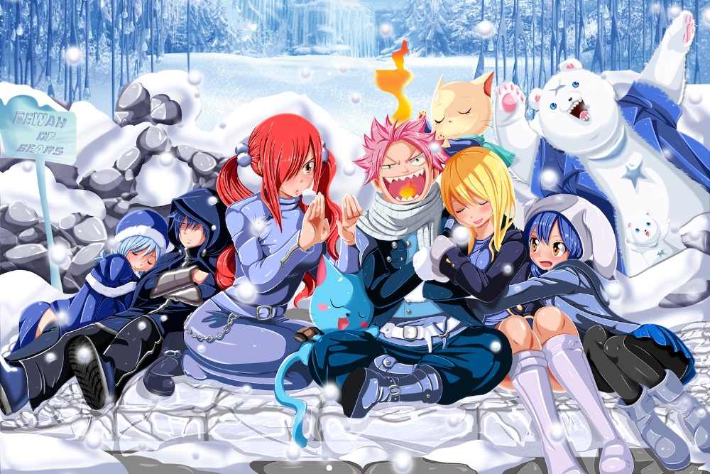 Anime New Year Fairy Tail Wallpaper Teahub Io