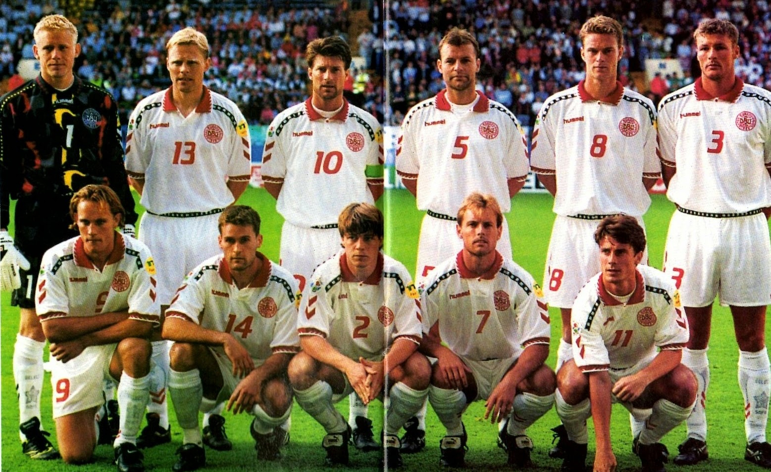 Denmark National Football Team Soccer Nostalgia Old