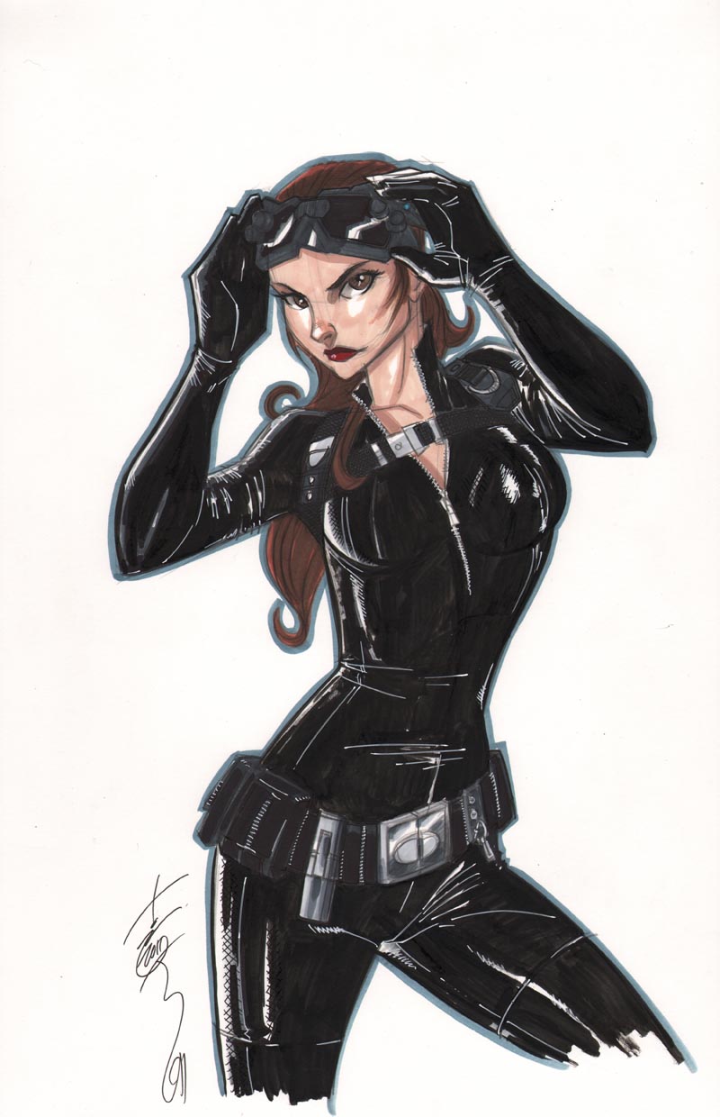 How To Draw Catwoman Anne Hathaway Step Apps Directories
